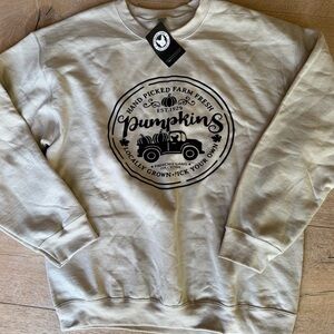 Frenchie collective brand new sweatshirt size large